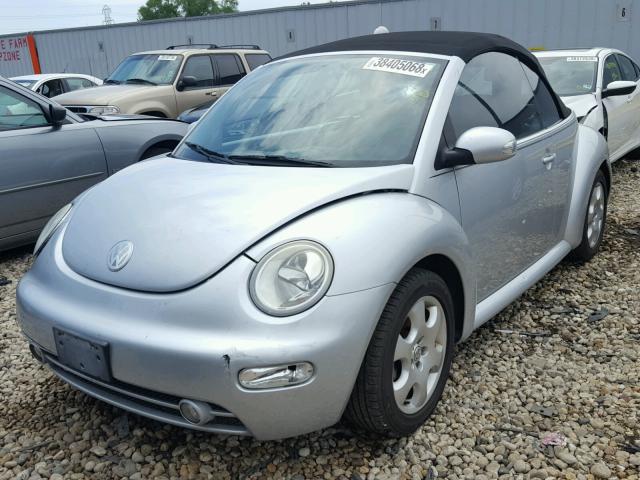 3VWCK21Y73M309860 - 2003 VOLKSWAGEN NEW BEETLE 银色 照片 2