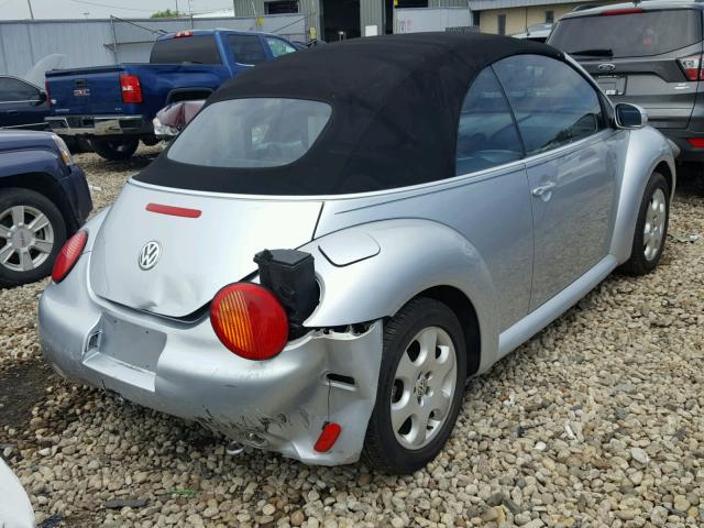 3VWCK21Y73M309860 - 2003 VOLKSWAGEN NEW BEETLE 银色 照片 4