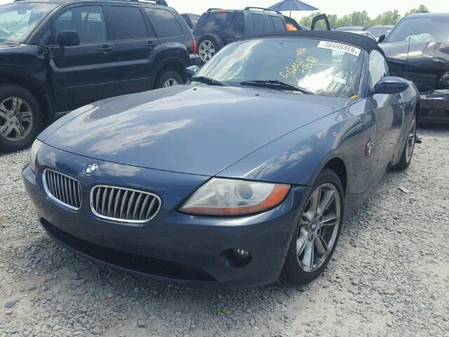 4USBT53423LU04930 - 2003 BMW Z4 3.0 BLUE photo 2