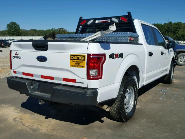 1FTEW1EF1GKD18800 - 2016 FORD F150 WHITE photo 4