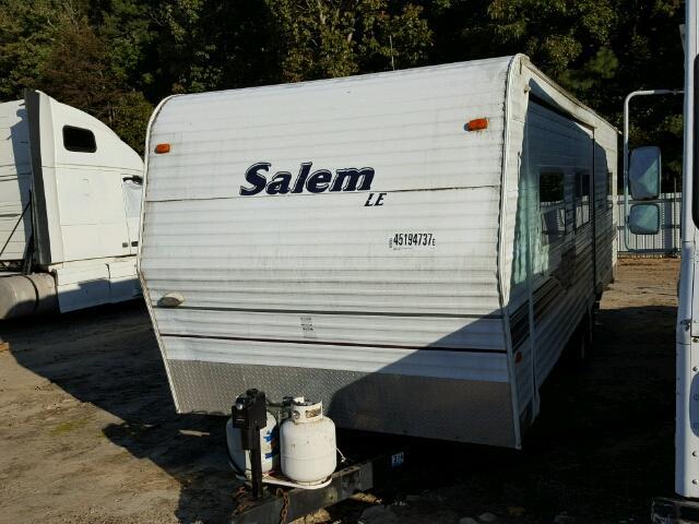 4X4TSMD254Y292370 - 2004 FORR SALEM WHITE photo 2