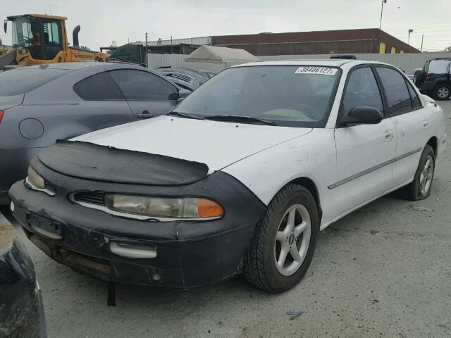 4A3AJ46G8SE214833 - 1995 MITSUBISHI GALANT S WHITE photo 2