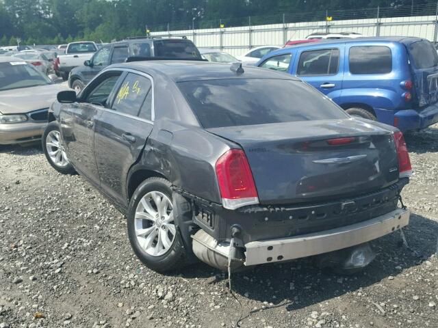 2C3CCAAG6FH749173 - 2015 CHRYSLER 300 LIMITE GRAY photo 3