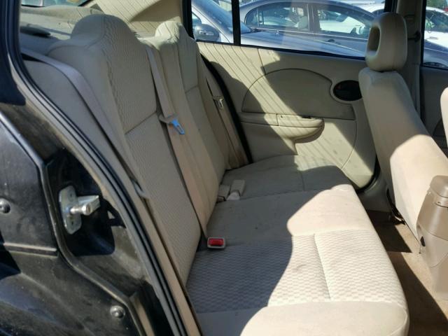 1G8AZ55F76Z163618 - 2006 SATURN ION LEVEL BLACK photo 6