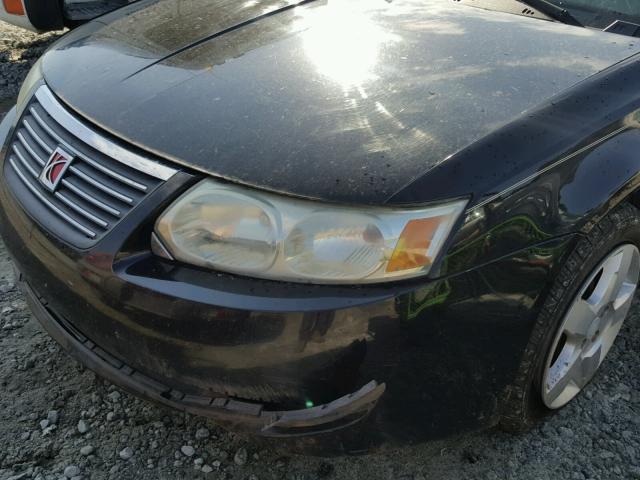 1G8AZ55F76Z163618 - 2006 SATURN ION LEVEL BLACK photo 9