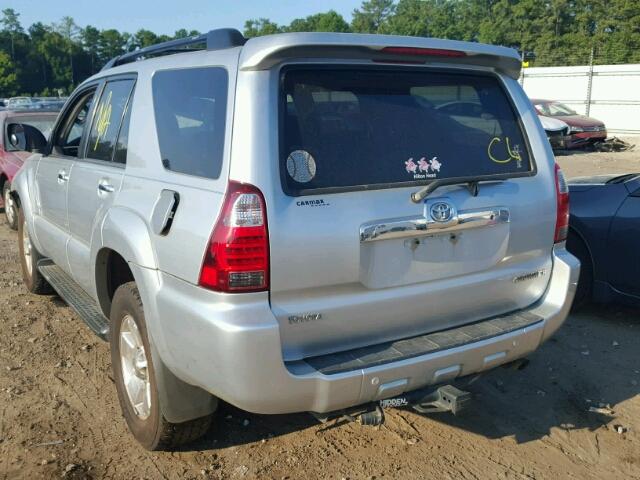 JTEZU14R878083971 - 2007 TOYOTA 4RUNNER SR SILVER photo 3