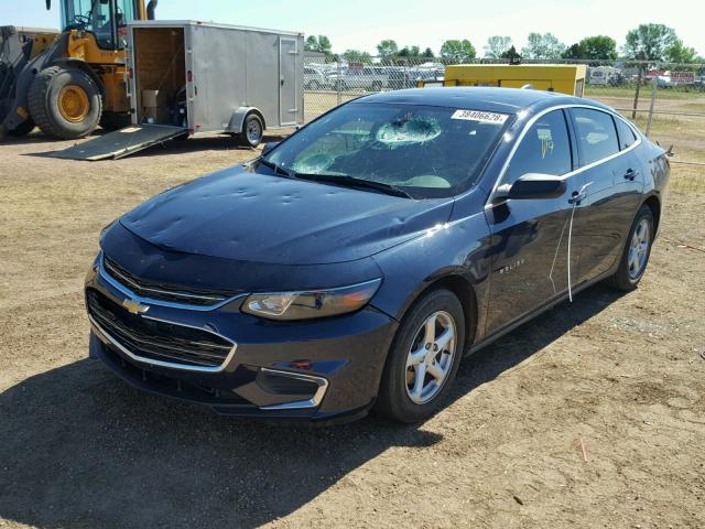 1G1ZB5ST1HF227382 - 2017 CHEVROLET MALIBU LS Mavi foto 2