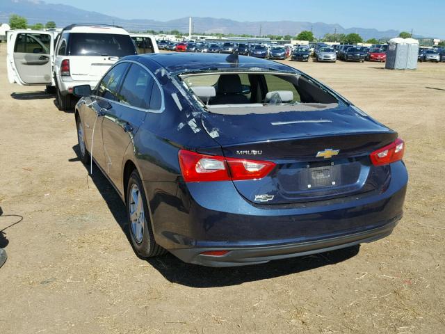 1G1ZB5ST1HF227382 - 2017 CHEVROLET MALIBU LS Mavi foto 3