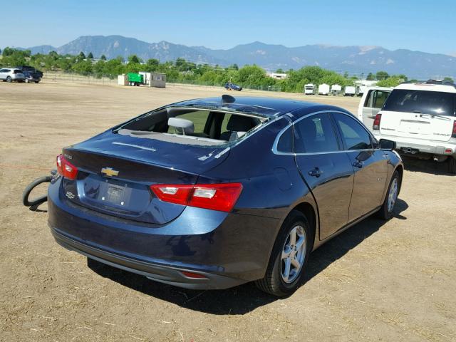 1G1ZB5ST1HF227382 - 2017 CHEVROLET MALIBU LS Mavi foto 4