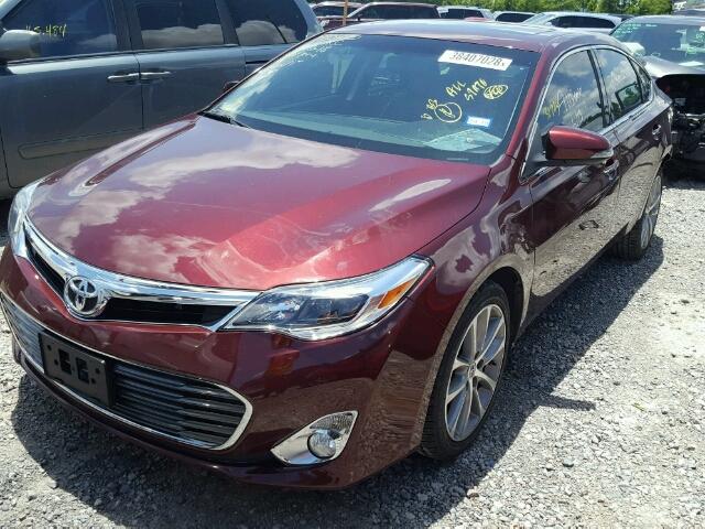 4T1BK1EB7FU152213 - 2015 TOYOTA AVALON XLE BURGUNDY photo 2