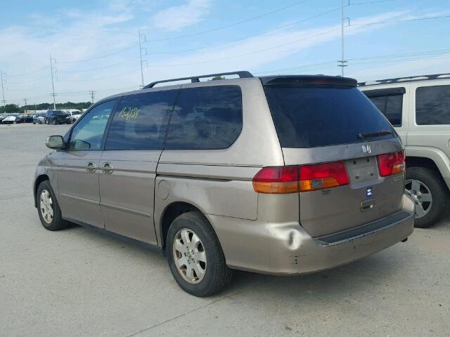 5FNRL18974B087118 - 2004 HONDA ODYSSEY GOLD photo 3