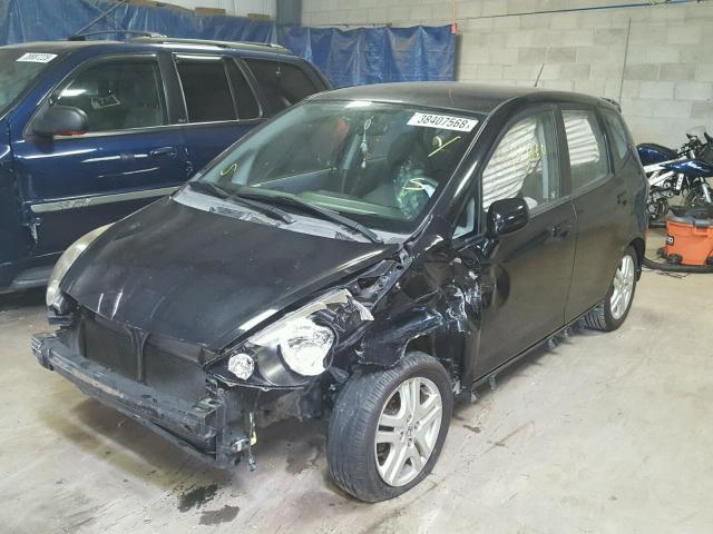 JHMGD38687S041924 - 2007 HONDA FIT S 黑色 照片 2