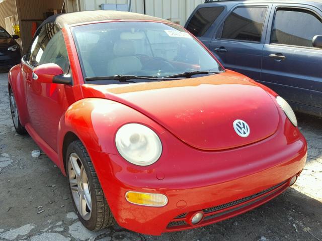 3VWCD31Y25M307288 - 2005 VOLKSWAGEN NEW BEETLE 红色 照片 1