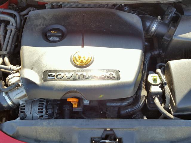 3VWCD31Y25M307288 - 2005 VOLKSWAGEN NEW BEETLE 红色 照片 7