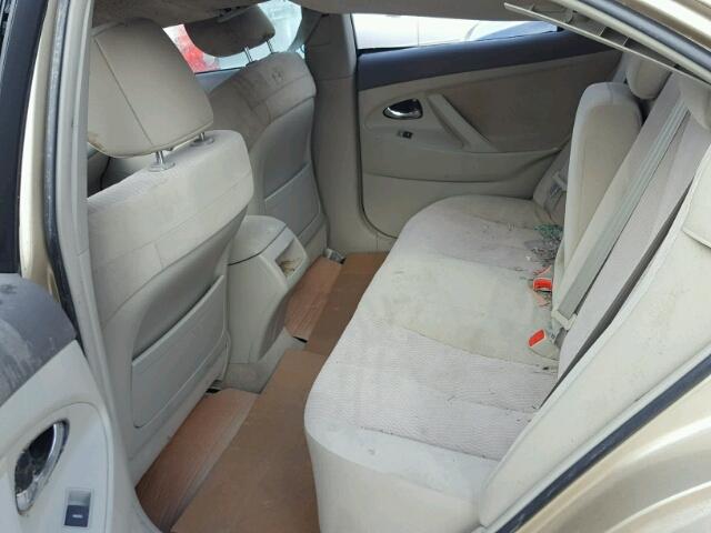 4T1BF3EK0BU227182 - 2011 TOYOTA CAMRY BASE BEIGE photo 6