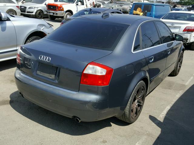 WAULT68E54A238835 - 2004 AUDI A4 3.0 QUA GRAY photo 4