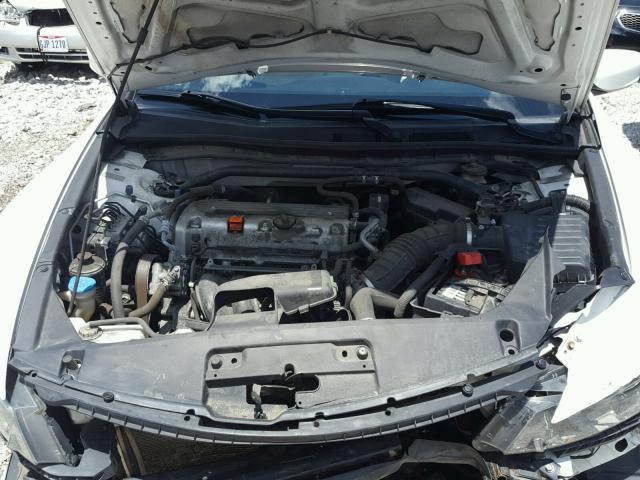 1HGCS1B86BA007355 - 2011 HONDA ACCORD EXL WHITE photo 7