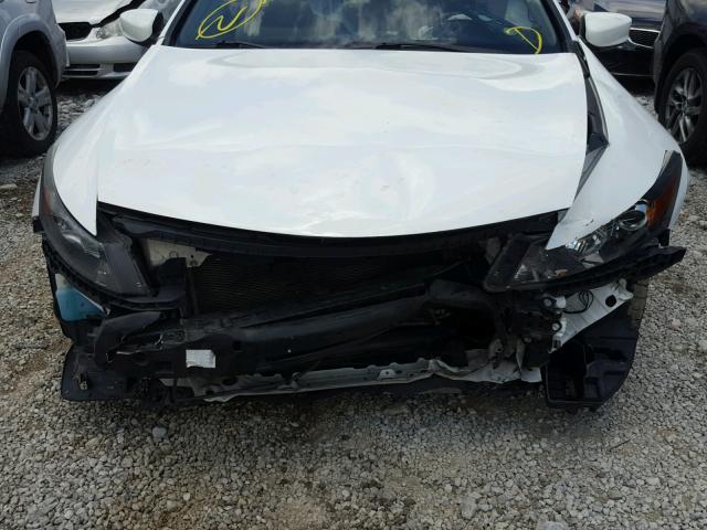 1HGCS1B86BA007355 - 2011 HONDA ACCORD EXL WHITE photo 9