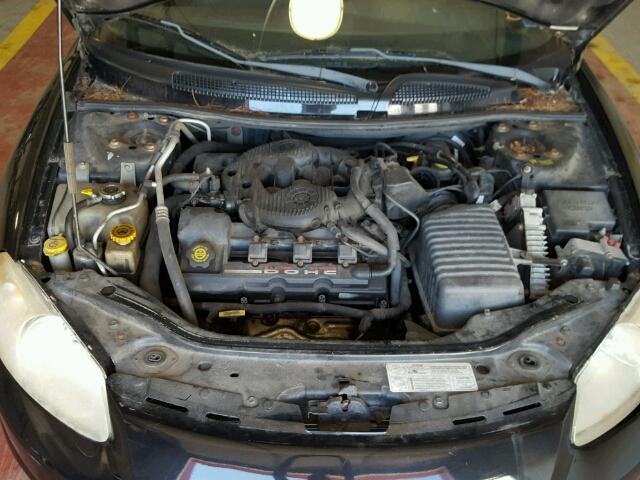 1C3EL75RX2N243435 - 2002 CHRYSLER SEBRING GT BLACK photo 7