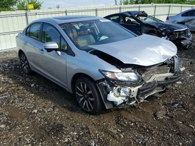 19XFB2F9XFE085399 - 2015 HONDA CIVIC EXL 银色 照片 1