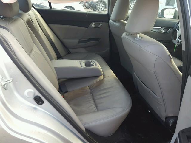 19XFB2F9XFE085399 - 2015 HONDA CIVIC EXL 银色 照片 6