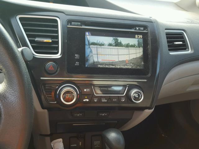 19XFB2F9XFE085399 - 2015 HONDA CIVIC EXL 银色 照片 9