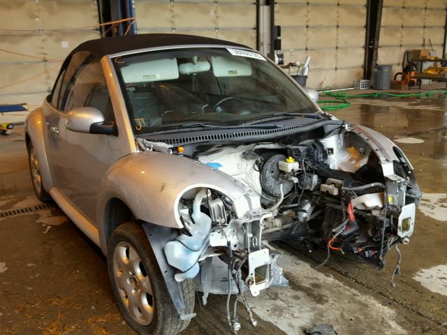 3VWCK21Y53M310148 - 2003 VOLKSWAGEN NEW BEETLE 灰色 照片 1