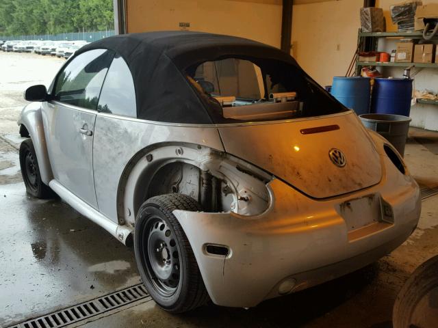 3VWCK21Y53M310148 - 2003 VOLKSWAGEN NEW BEETLE 灰色 照片 3