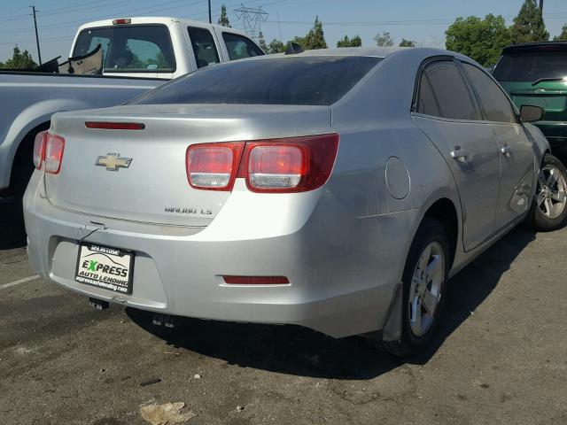 1G11B5SL2EF133827 - 2014 CHEVROLET MALIBU LS ვერცხლისფერი ფოტო 4