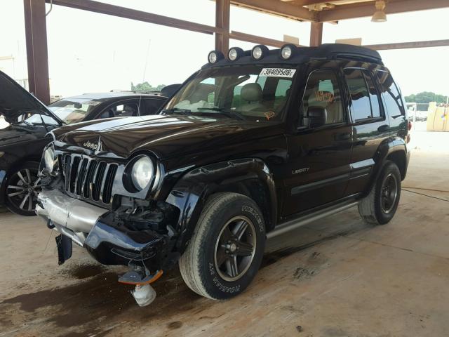 1J4GK38K34W116516 - 2004 JEEP LIBERTY RE BLACK photo 2