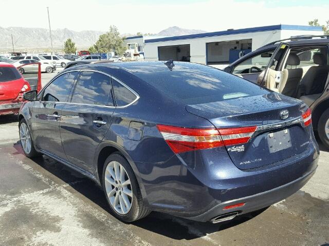 4T1BK1EB4EU084967 - 2014 TOYOTA AVALON BAS Blau Foto 3