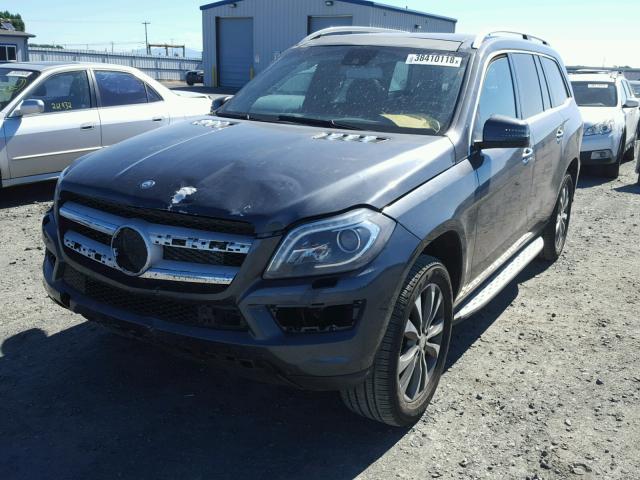 4JGDF7CEXEA324165 - 2014 MERCEDES-BENZ GL 450 4MA GRAY photo 2