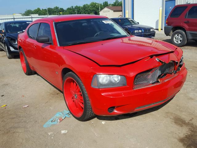 2B3KA43G78H286413 - 2008 DODGE CHARGER RED photo 1