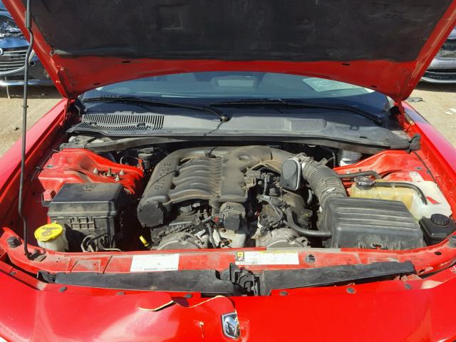 2B3KA43G78H286413 - 2008 DODGE CHARGER RED photo 7