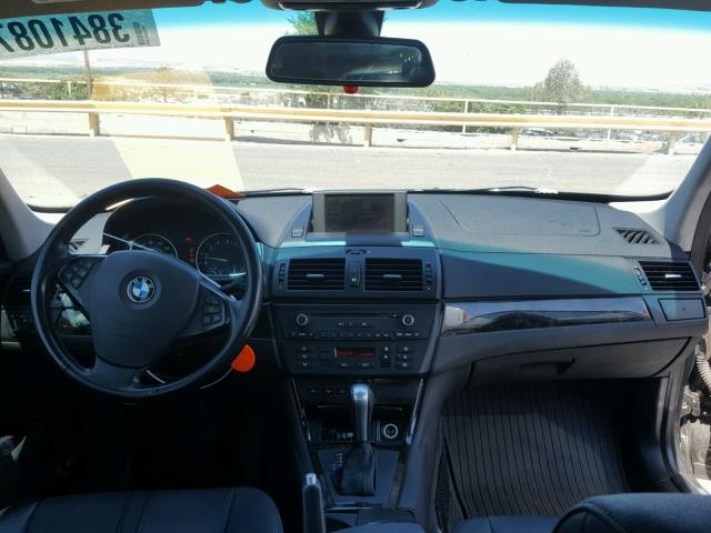 WBXPC93419WJ25496 - 2009 BMW X3 XDRIVE3 Schwarz Foto 9