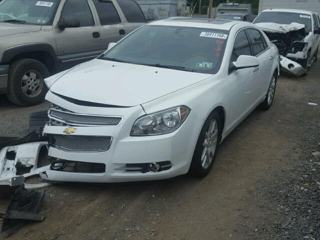 1G1ZE5EU7CF126190 - 2012 CHEVROLET MALIBU LTZ Ağ foto 2