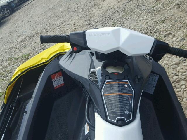 YDV66885D515 - 2015 SEAD JET SKI YELLOW photo 8