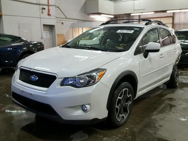 JF2GPAKC0E8315236 - 2014 SUBARU XV CROSSTR WHITE photo 2