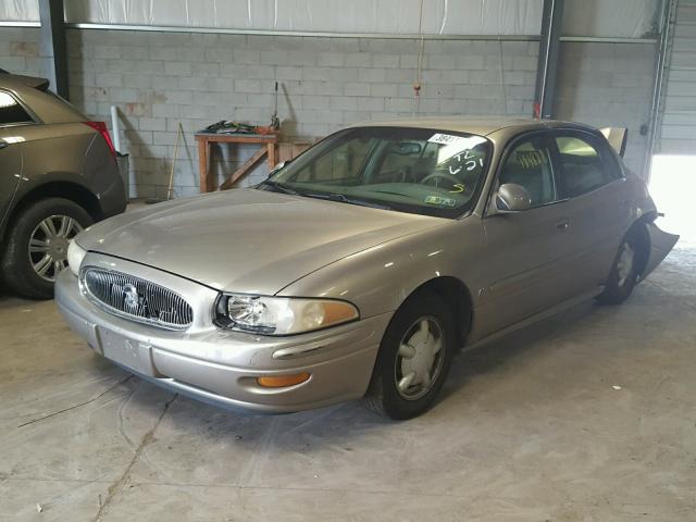 1G4HP54K2Y4148707 - 2000 BUICK LESABRE CU BEIGE photo 2