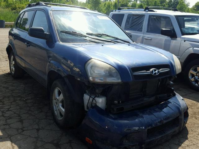 KM8JM12B35U191454 - 2005 HYUNDAI TUCSON GL BLUE photo 1