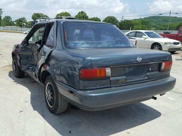 1N4EB31P4PC775817 - 1993 NISSAN SENTRA E GREEN photo 3