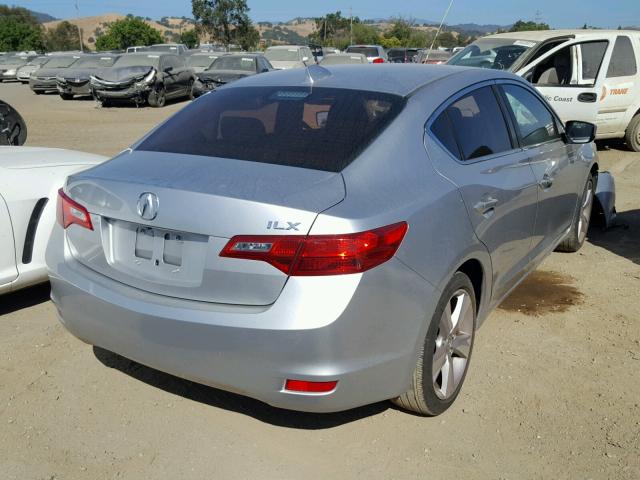 19VDE1F36EE013904 - 2014 ACURA ILX 20 SILVER photo 4