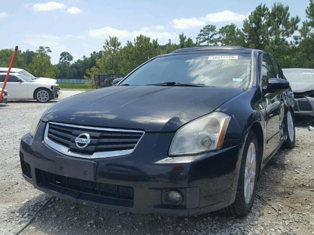 1N4BA41E88C838672 - 2008 NISSAN MAXIMA SE BLACK photo 2