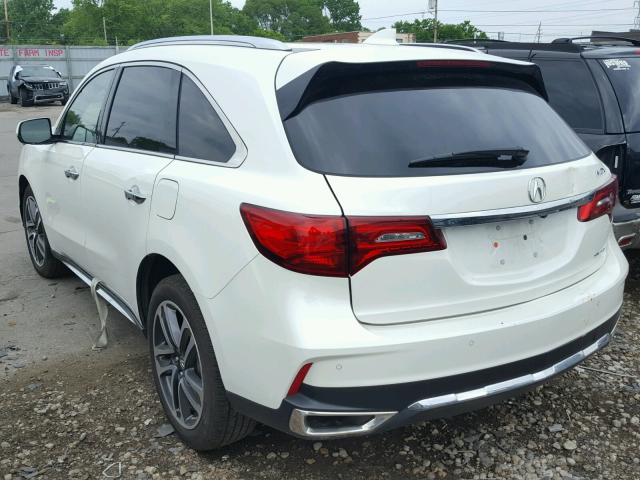 5FRYD4H89HB009946 - 2017 ACURA MDX ADVANC თეთრი ფოტო 3