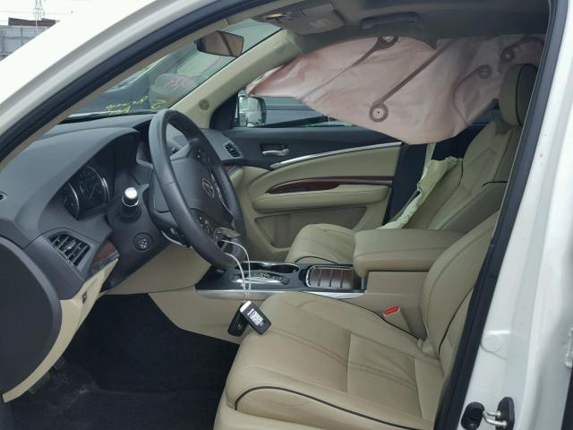 5FRYD4H89HB009946 - 2017 ACURA MDX ADVANC თეთრი ფოტო 5