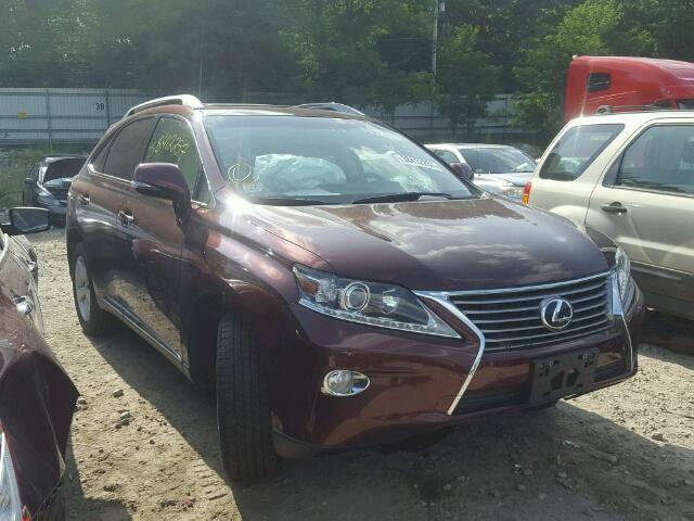 2T2BK1BA4EC234150 - 2014 LEXUS RX 350 RED photo 1