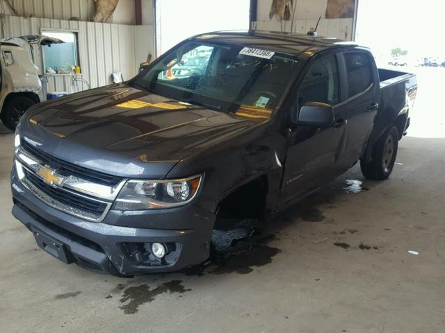 1GCGSCEN0H1302733 - 2017 CHEVROLET COLORADO L GRAY photo 2