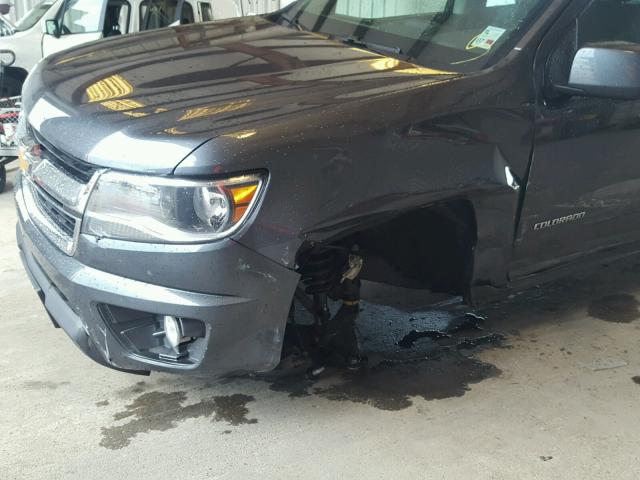 1GCGSCEN0H1302733 - 2017 CHEVROLET COLORADO L GRAY photo 9