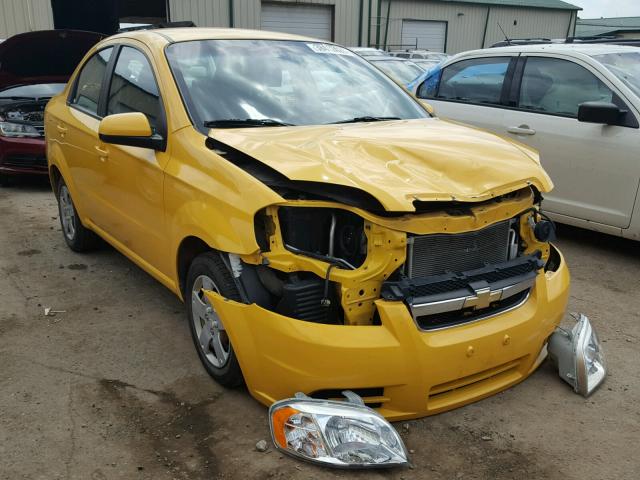 KL1TD5DE5BB131475 - 2011 CHEVROLET AVEO LS YELLOW photo 1