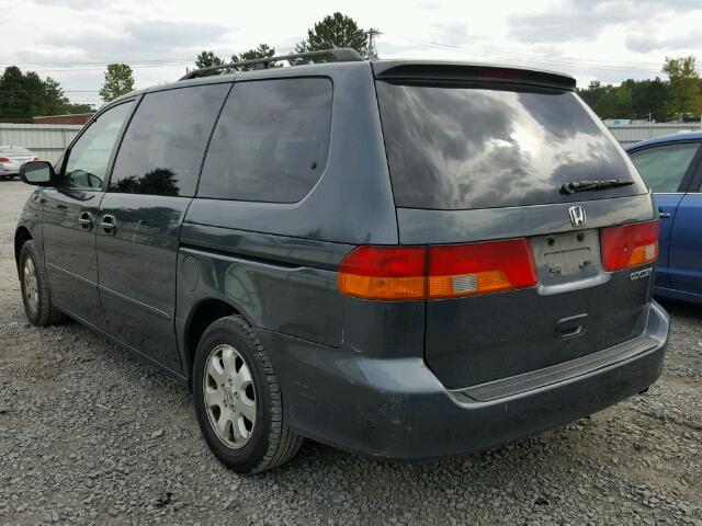 2HKRL180X3H503342 - 2003 HONDA ODYSSEY EX GRAY photo 3